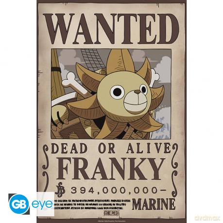 ONE PIECE - Poster Chibi 52x38 - Wanted Franky Wano