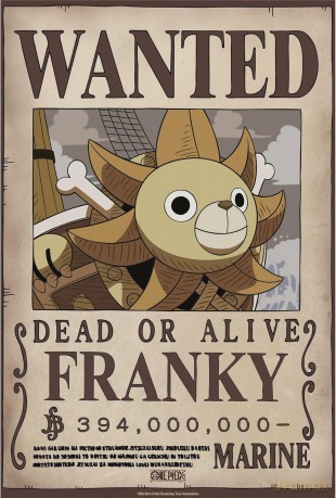 ONE PIECE - Poster Chibi 52x38 - Wanted Franky Wano