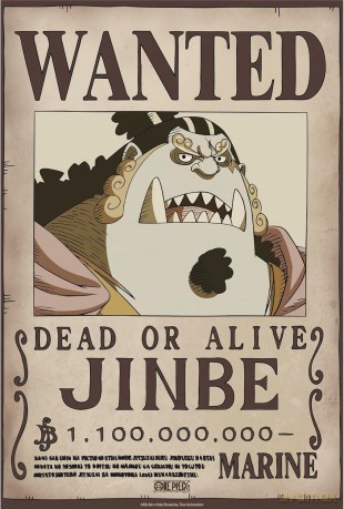 ONE PIECE - Poster Chibi 52x38 - Wanted Jinbe Wano