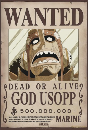 ONE PIECE - Poster Chibi 52x38 - Wanted Usopp Wano
