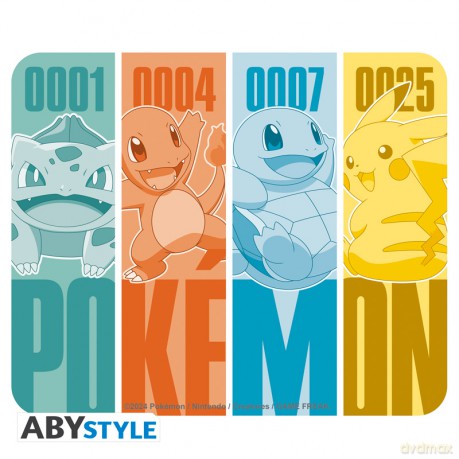 POKEMON - Elastyczna podkładka pod myszkę - Kanto Starters