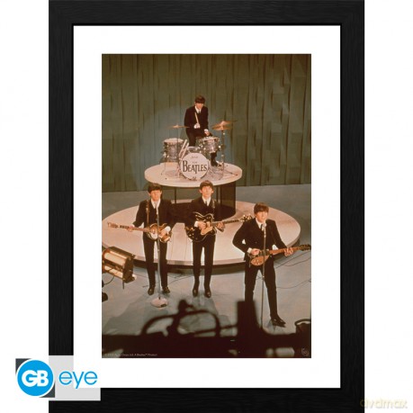 THE BEATLES - Framed print Ed Sullivan Show (30x40)
