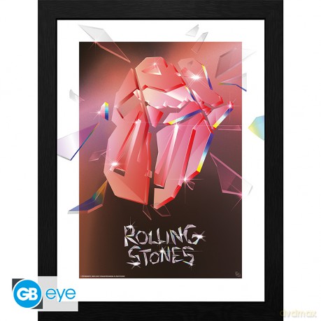 THE ROLLING STONES - Framed print Hackney (30x40)