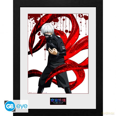 TOKYO GHOUL - Framed print Ken (30x40)