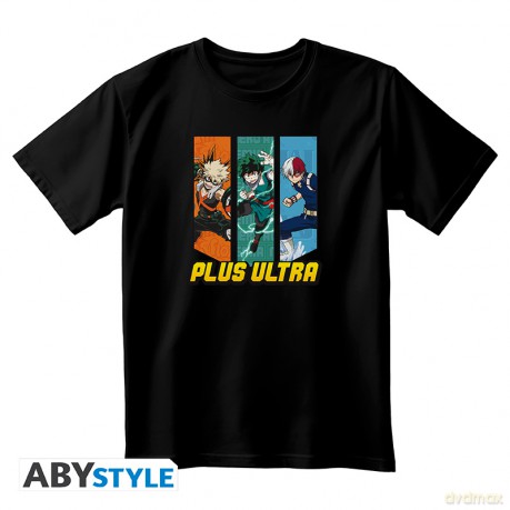 MY HERO ACADEMIA - Unisex blackTshirt - Trio of heroes