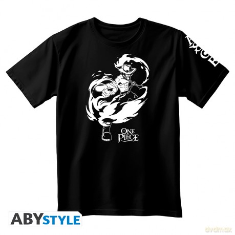 ONE PIECE - Unisex blackTshirt - Portgas D. Ace