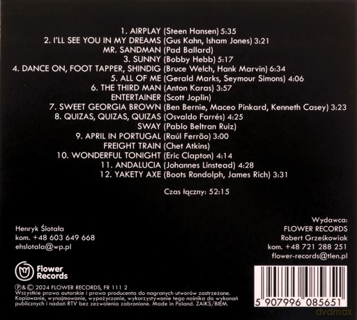 Henryk Ślotała: Guitar Greatest Hits (digipack) [CD]