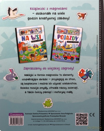 Na wsi. Książeczka z magnesami - Bogusław Michalec [KSIĄŻKA]