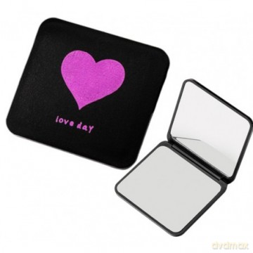 ECARLA Lusterko L16F BLACK HEART eleg.otw.