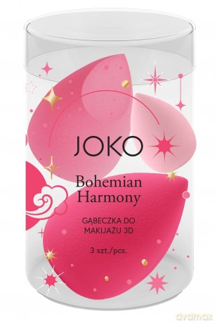 JOKO Gąbeczka do makijażu 3D Bohemian Harmony 1op.-3szt