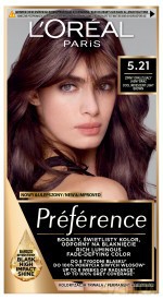 LOREAL Preference Farba do włosów 5.21 Zimny Opalizujący Jasny Brąz