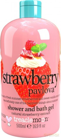 TREACLEMOON Strawberry Pavlova Żel i płyn do kąpieli 500 ml