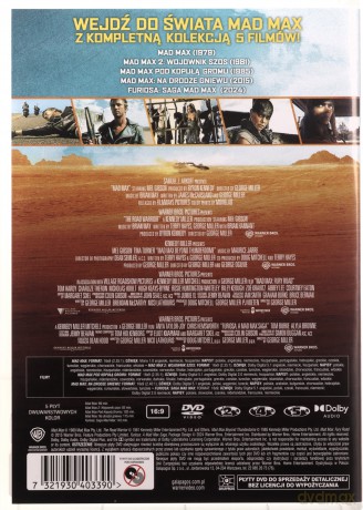 Mad Max. Kolekcja 5 Filmów [BOX] [5DVD]