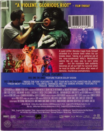 Willy's Wonderland (Niewesołe miasteczko) [Blu-Ray 4K]+[Blu-Ray]