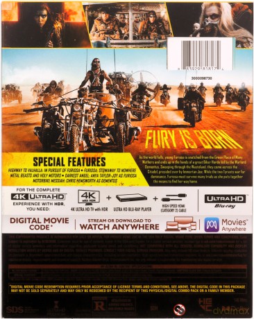 Furiosa: A Mad Max Saga (Furiosa: Saga Mad Max) [Blu-Ray 4K]