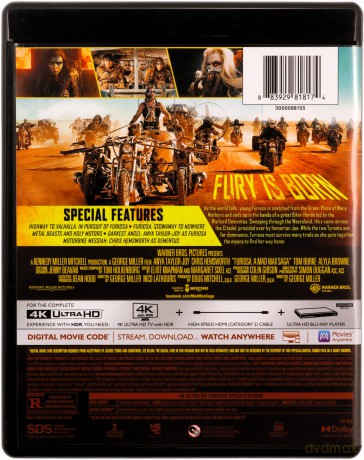 Furiosa: A Mad Max Saga (Furiosa: Saga Mad Max) [Blu-Ray 4K]
