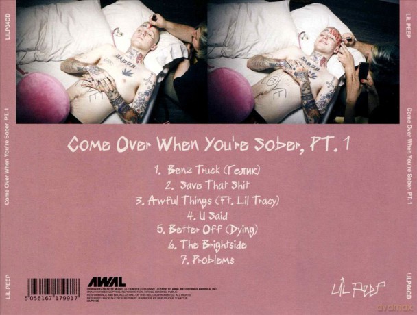 Lil Peep: Come Over When You're Sober Pt 1 [CD]