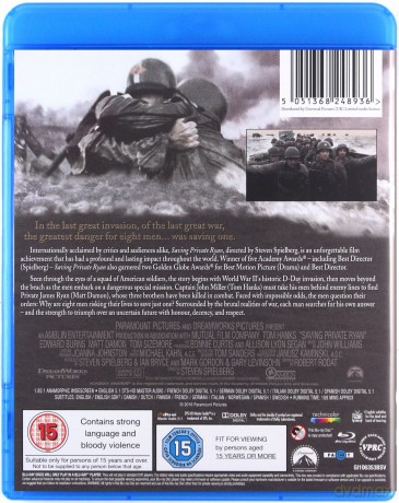 Szeregowiec Ryan (Saving Private Ryan) [Blu-Ray]