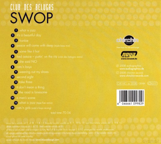 Club Des Belugas: Swop [CD]