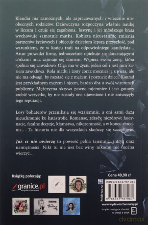 Już ci nie uwierzę - Izabela M. Krasińska [KSIĄŻKA]