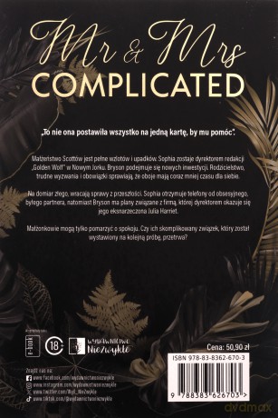 Mr & Mrs Complicated. Miss Independent (Tom 3) - Joanna Balicka [KSIĄŻKA]