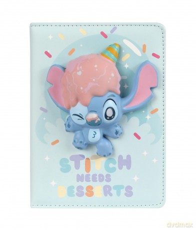 Notes B6 Squishy 3D Disney Fashion Stitch wzór 2