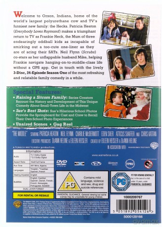The Middle Season 1 (Pępek ?wiata Sezon 1) [3DVD]
