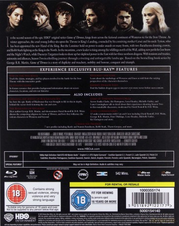 Gra O Tron Sezon 2 [5xBlu-Ray]