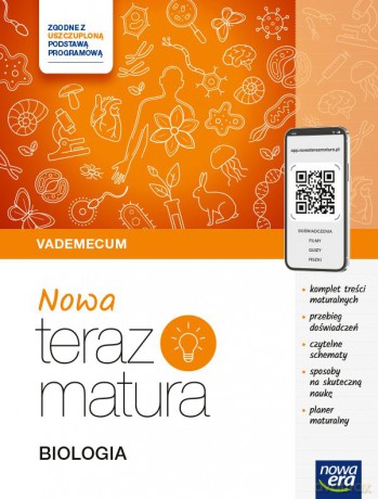 Teraz matura 2024/2025 Biologia vademecum poziom rozszerzony - Jolanta Holeczek, Barbara Januszewska-Hasiec, Joanna Kobyłecka, Joanna Stawarz, Renata Stencel, Mariusz Gogól i inni [KSIĄŻKA]