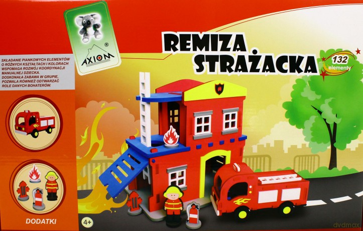 AXIOM ZESTAW PIANKOWY REMIZA STRAŻACKA [ZABAWKA]