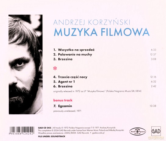 Andrzej Korzyński - Muzyka Filmowa [CD]