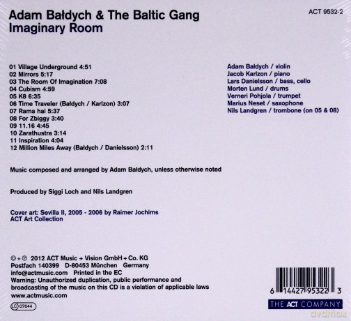 Adam Bałdych: Imaginary Room [CD]