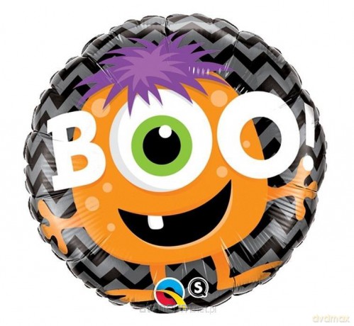 Balon foliowy BOO! Potwór Chevron 46cm