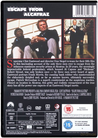 Ucieczka z Alcatraz [DVD]