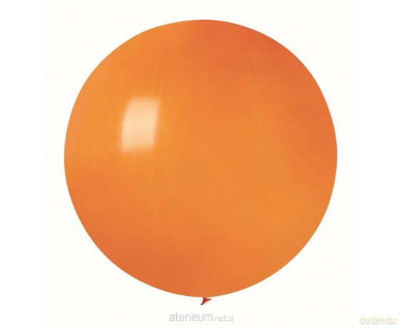 Balon gigant pastel kula pomarańczowa 0.75m