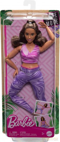 Barbie. Lalka Made to Move Brązowe włosy