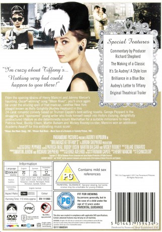Śniadanie u Tiffany'ego [DVD]