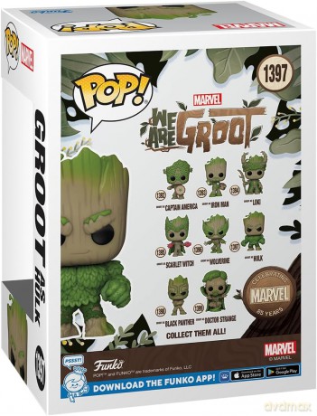 Funko POP Marvel: Groot jako Hulk [FIGURKA]