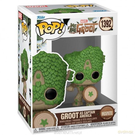 Funko POP Marvel: Groot jako Kapitan Amer. [FIGURKA]