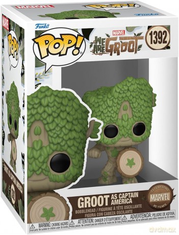 Funko POP Marvel: Groot jako Kapitan Amer. [FIGURKA]