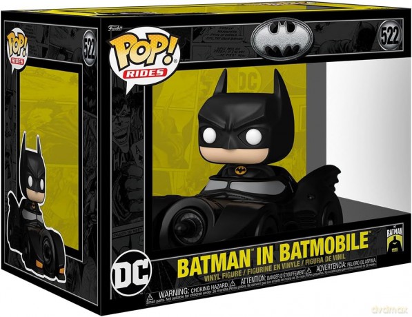 Funko POP Rides: Batman z batmobilem [FIGURKA]