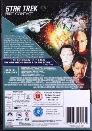 Star Trek VIII: First Contact (Star Trek: Pierwszy Kontakt) [DVD]