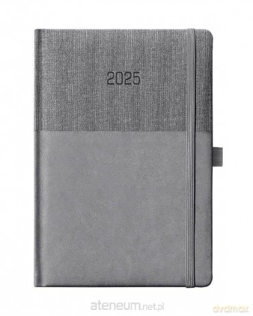 Kalendarz 2025 A5 dzienny szary [KALENDARZ]
