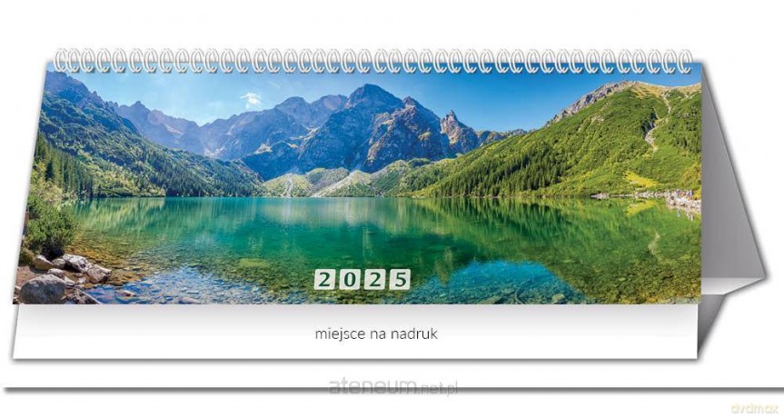 Kalendarz 2025 biurkowy tygodniowy tatry [KALENDARZ]