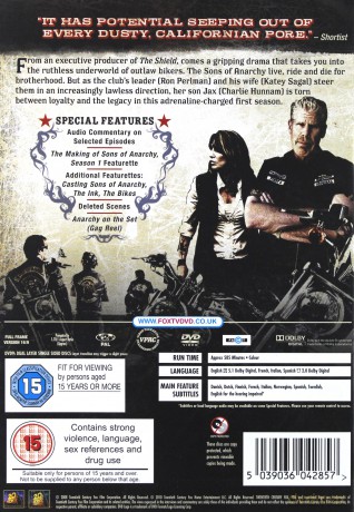 Sons of Anarchy Season 1 (Synowie anarchii Sezon 1) [4DVD]