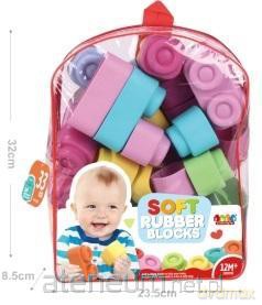 Klocki miękkie w plecaku 33szt [KLOCKI]