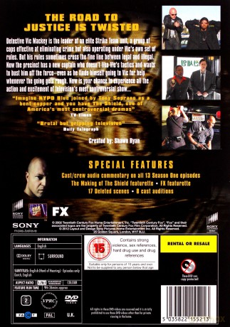 The Shield Season 1 (Świat Gliniarzy Sezon 1) [DVD]