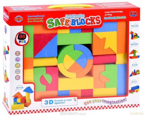 Klocki piankowe 88szt [KLOCKI]