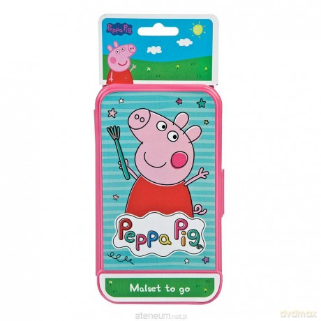 Kolorowanki zestaw podróżny Świnka Peppa 27el