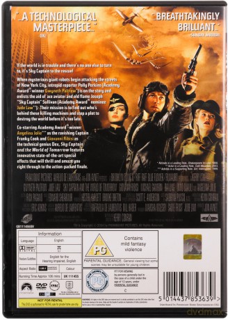 Sky Captain & World Of Tomorrow (Sky Kapitan i Świat Jutra) [DVD]